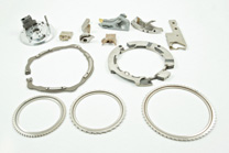 The complete assortment of spare parts for knitting machines Uniplet